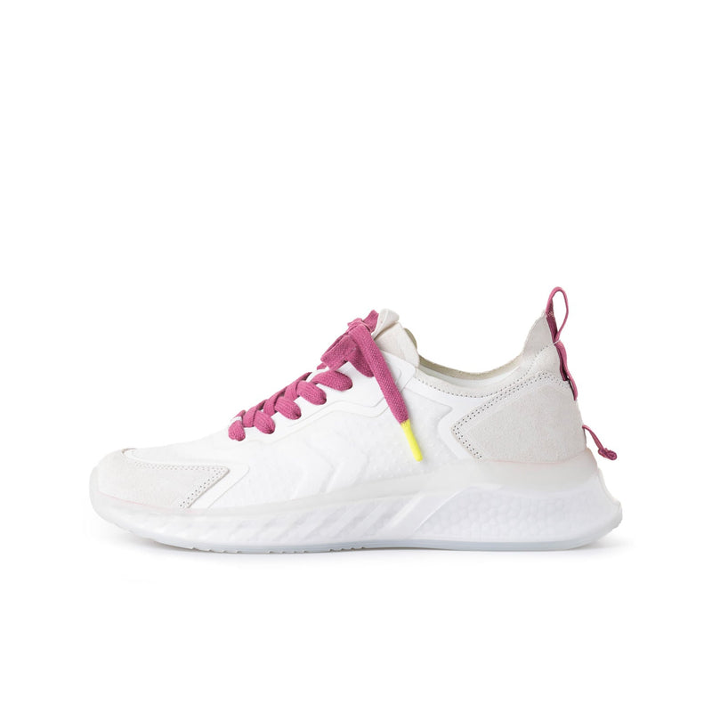 Zapatillas Mujer Fly Up Life de Cuero - Blanco